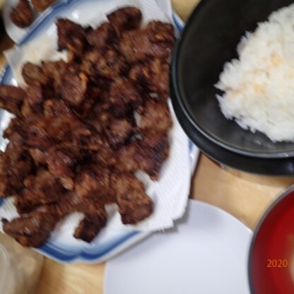 鹿肉しかなかったので、同じ要領で鹿の唐揚げを作ってみました。